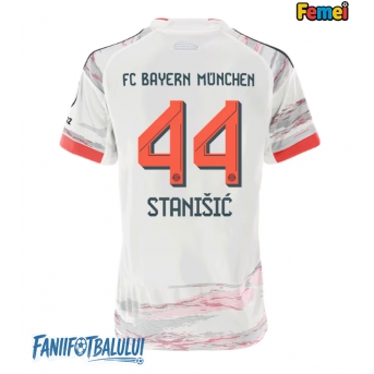 Bayern Munich Josip Stanisic #44 Tricou Fotbal Replică 2025-26 Femei Deplasare